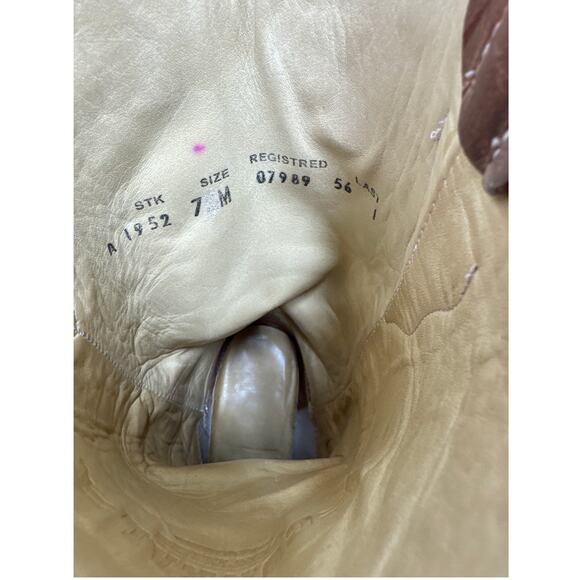 Corral Vintage Leather Cowgirl Boots, Size 7 - Picture 10 of 13